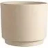 Oslo Stone 16cm Cover Pot - Beige