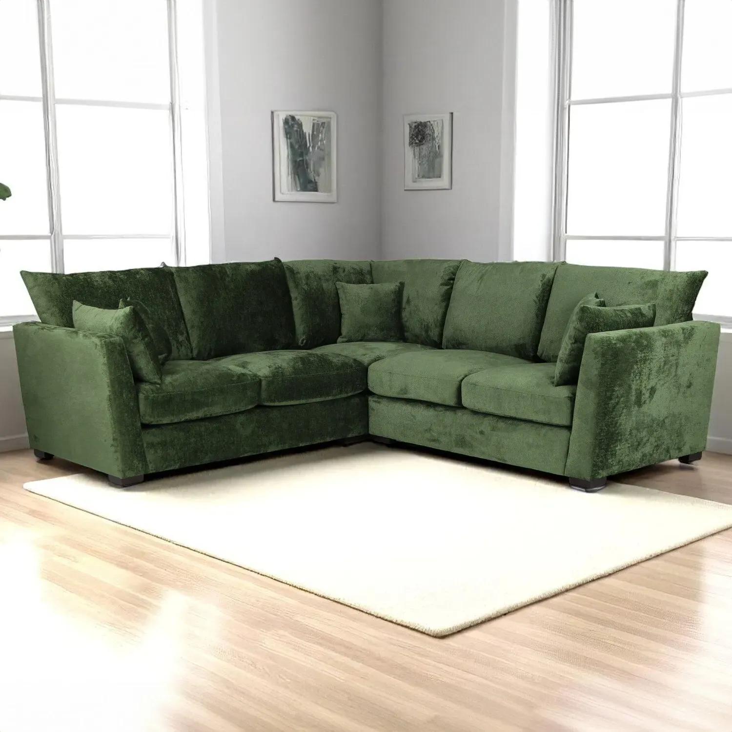 Osprey Corner Sofa - Olive image