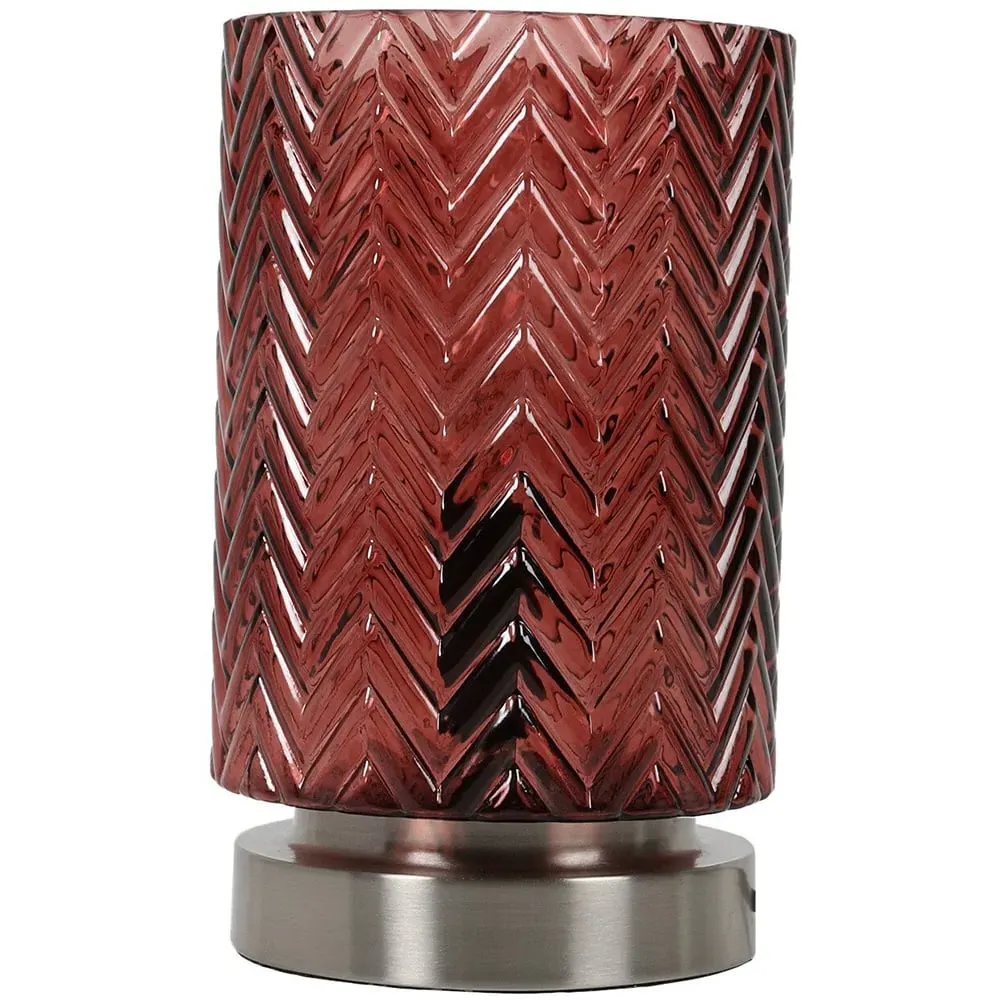 Otillie Cylinder Table Lamp - Auburn, Glass image
