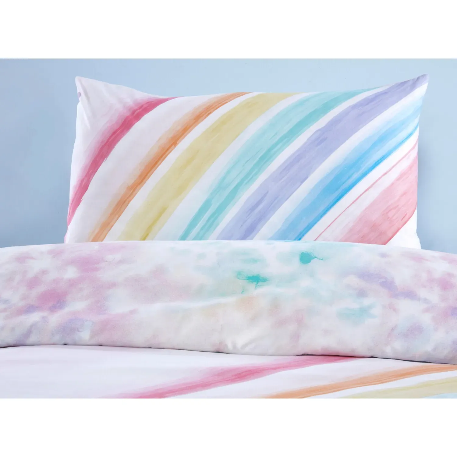 Over The Rainbow Single Duvet Set - Multicolour