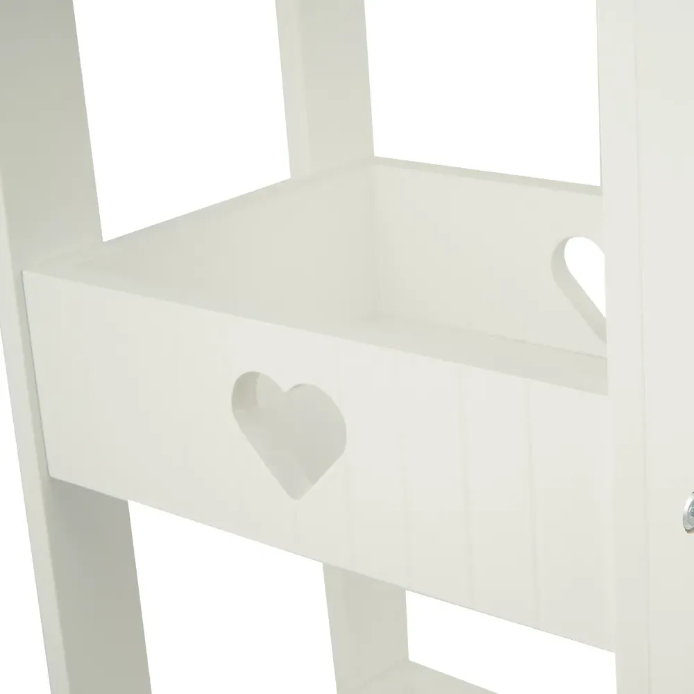 Oxford 3 Tier Storage Caddy - White