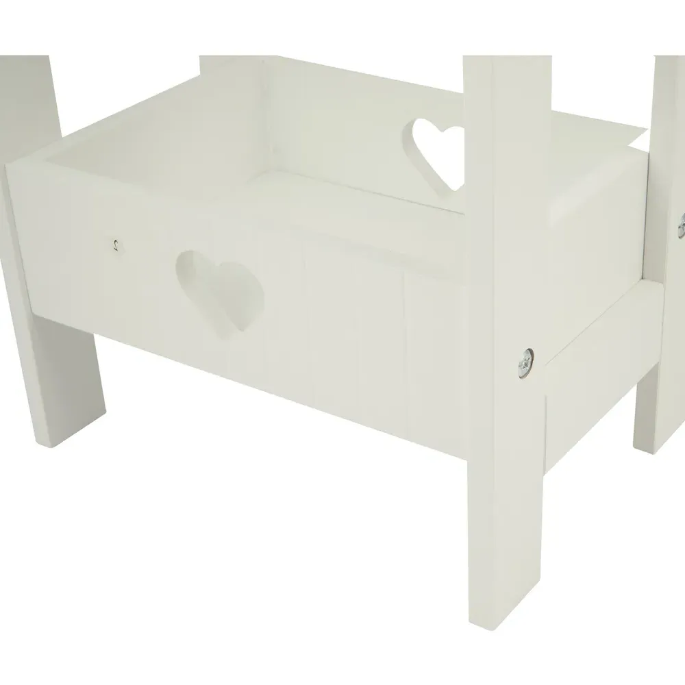 Oxford 3 Tier Storage Caddy - White