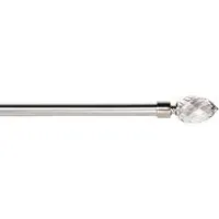 Oxford Extendable Curtain Pole 120-210cm - Steel