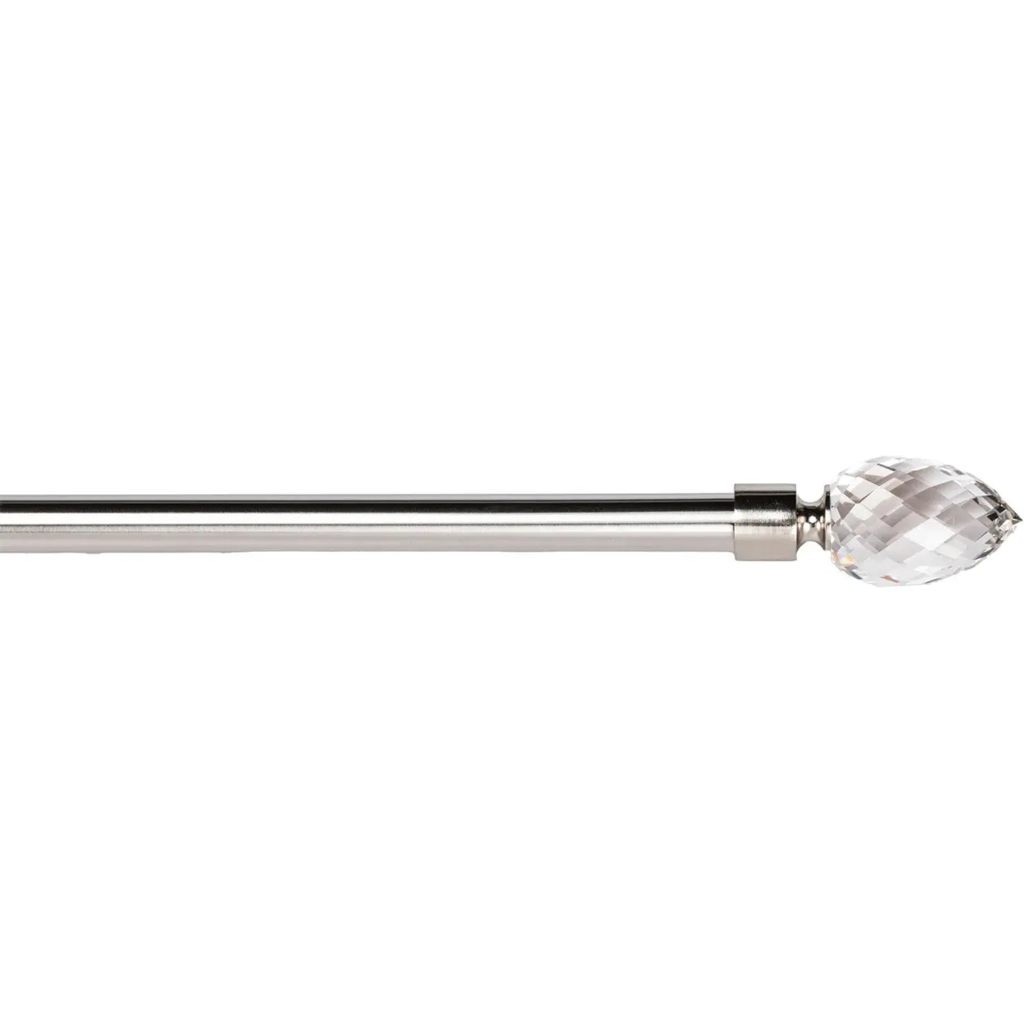Oxford Extendable Curtain Pole 120-210cm - Steel image