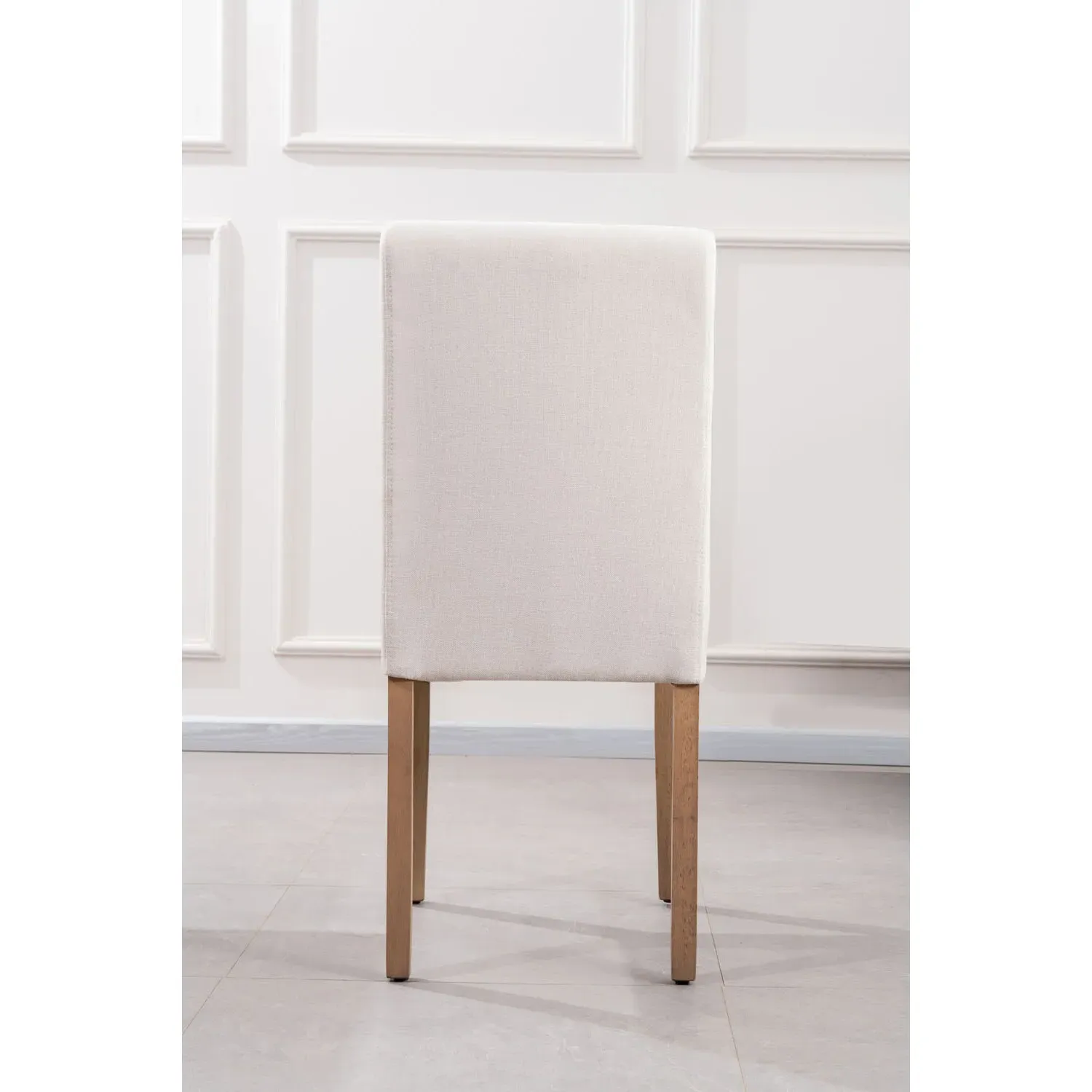 Oxford Set of 2 Dining Chairs - Cream, Linen