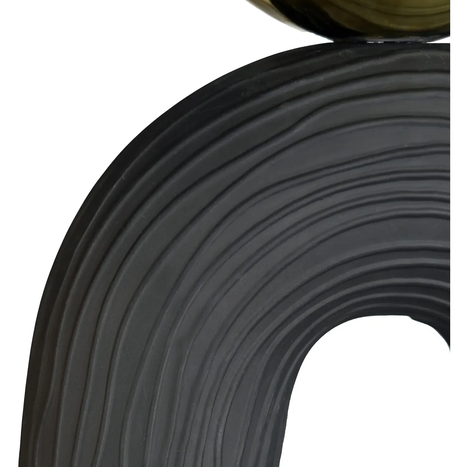 Ozias Geometric Table Lamp - Black, Gold