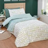 Pack of 2 Dinosaur Duvet Sets - Green