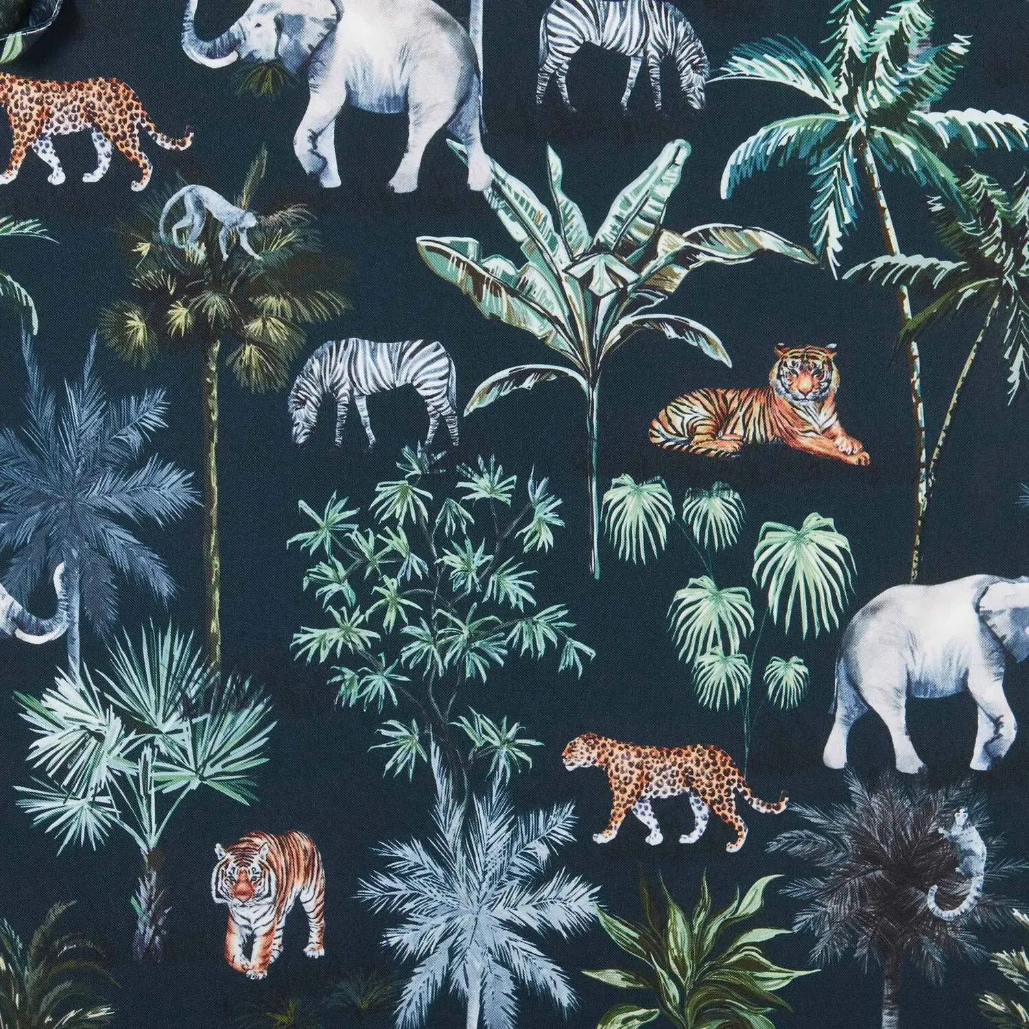 Pack of 2 Jungle Seat Pads - Navy