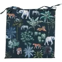Pack of 2 Jungle Seat Pads - Navy