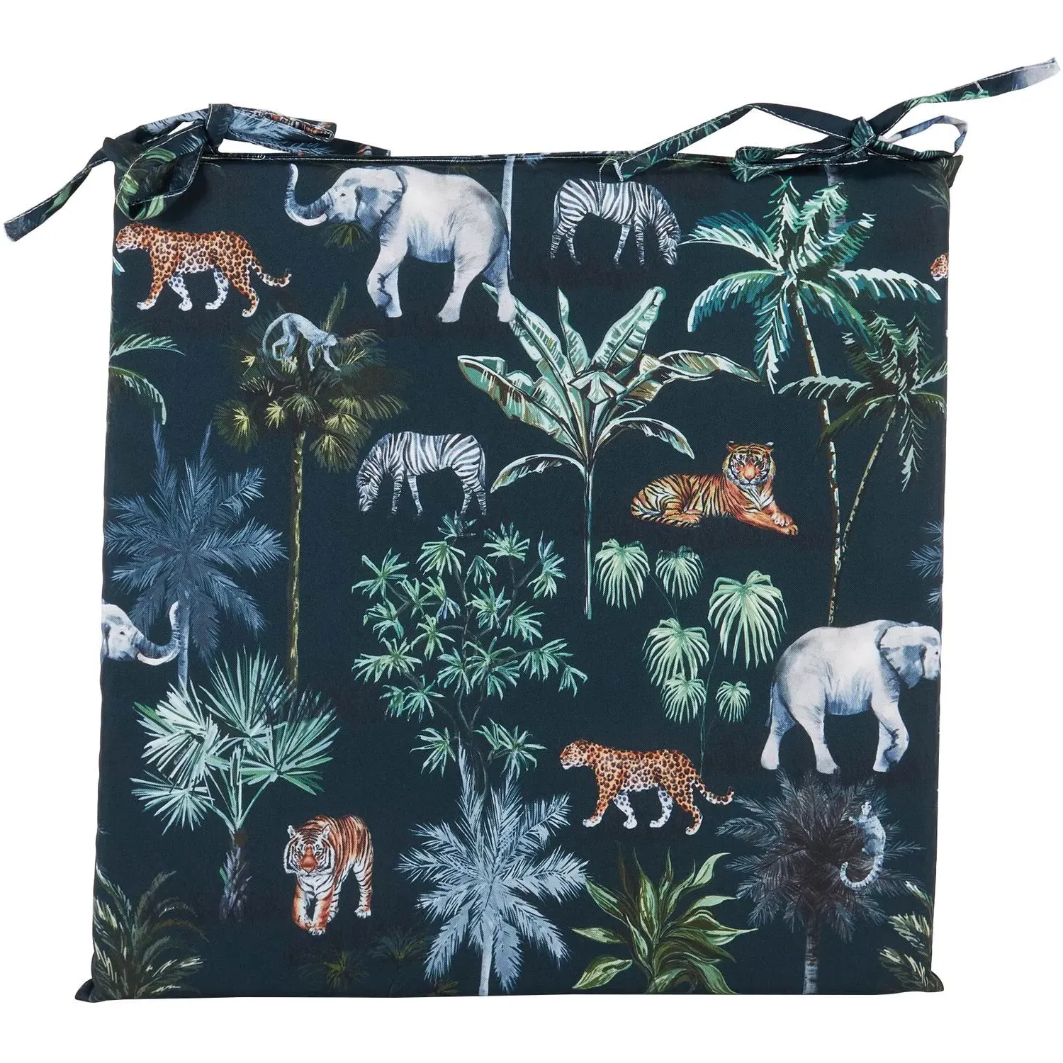 Pack of 2 Jungle Seat Pads - Navy image