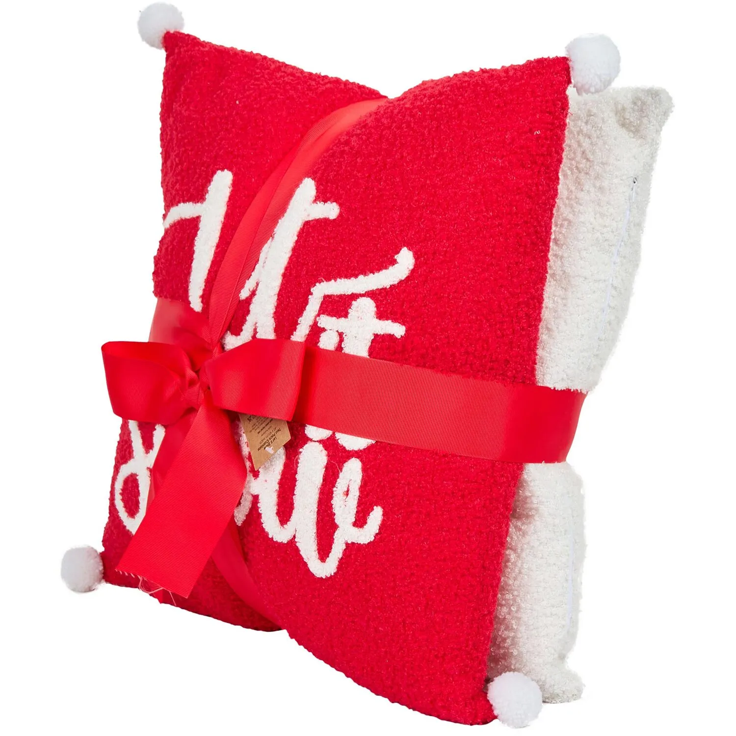 Pack of 2 Let it Snow Cushions - Red