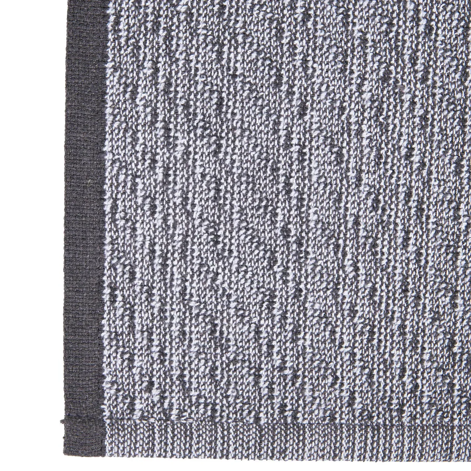 Pack of 2 Terry Towels - Dark Grey, Cotton