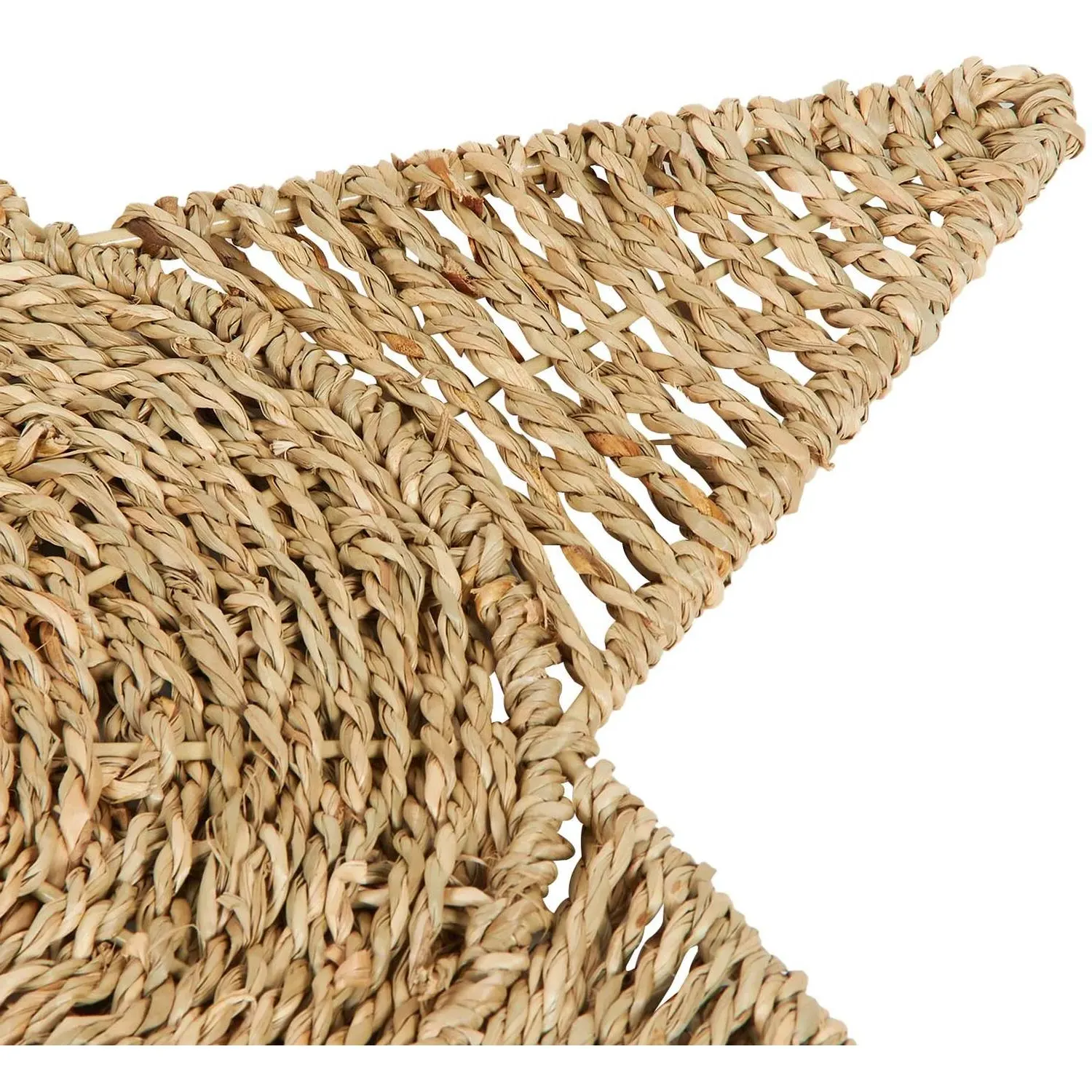 Pack of 2 Woven Star Placemats - Neutral