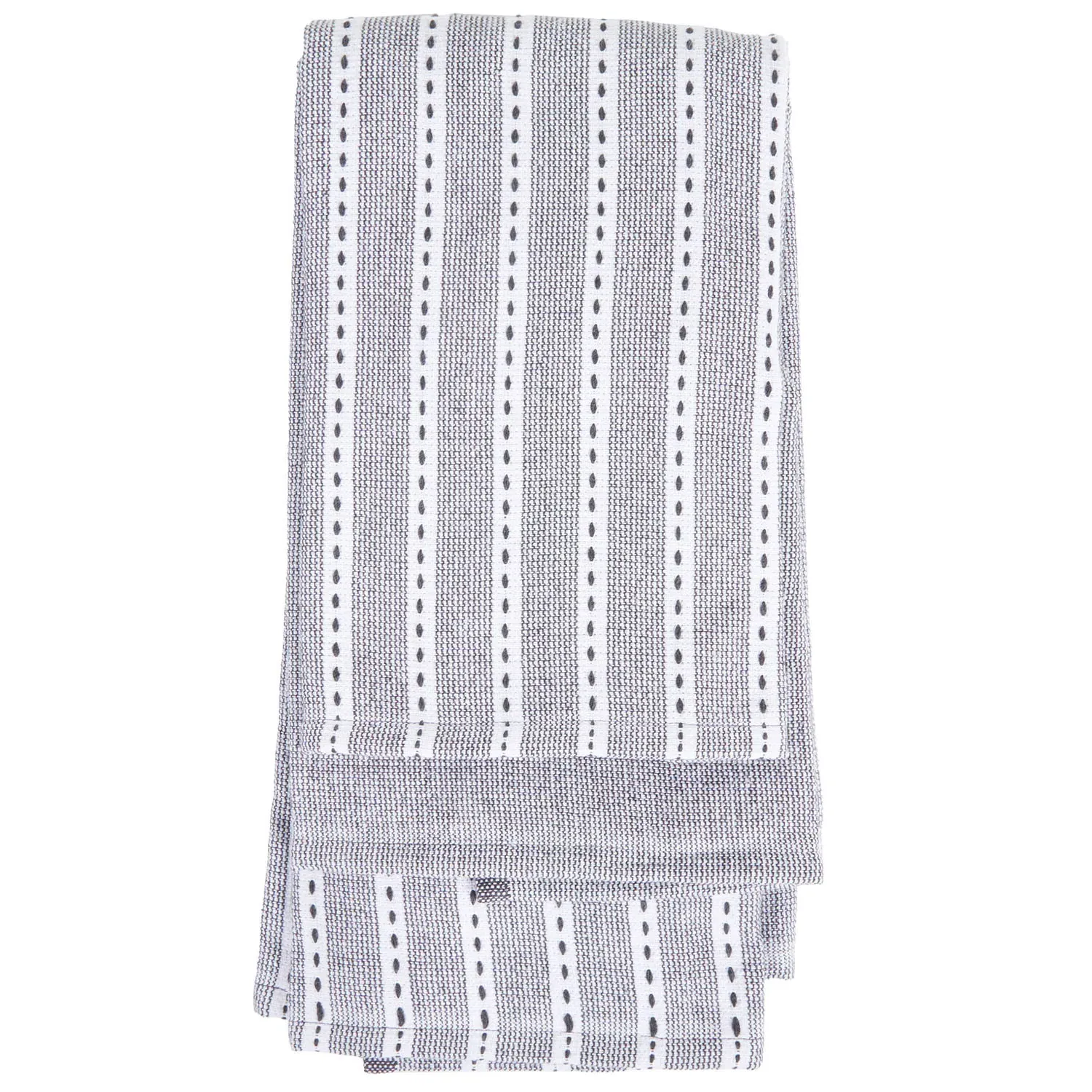 Pack of 3 Cotton Terry Towels - Steel Grey