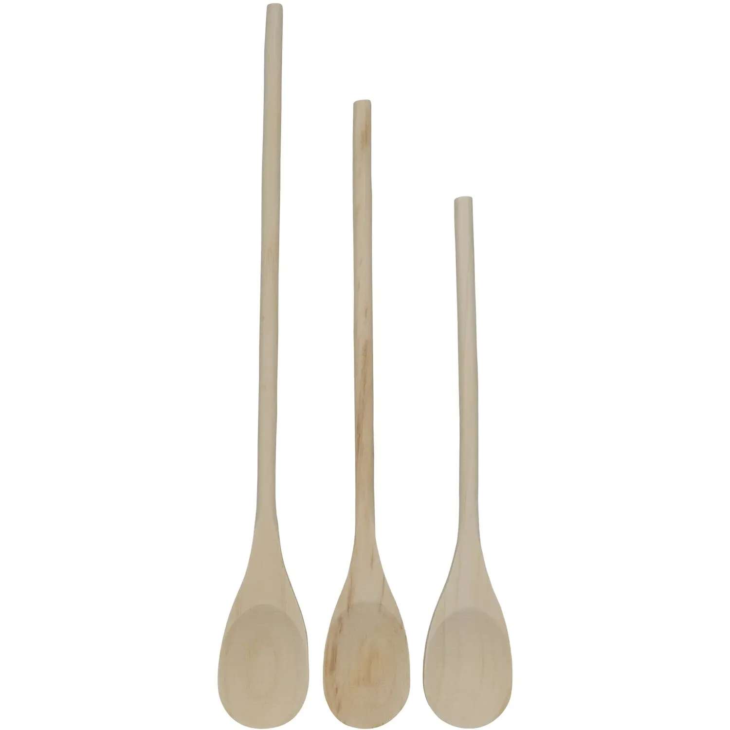 Pack of 3 Wooden Spoons - Natural