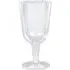 Pack of 8 Sparkle Wine Glasses - Silver
