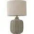 Padstow Rattan Effect Table Lamp - Grey