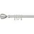 Palermo Extendable Curtain Pole 210-360cm - Silver