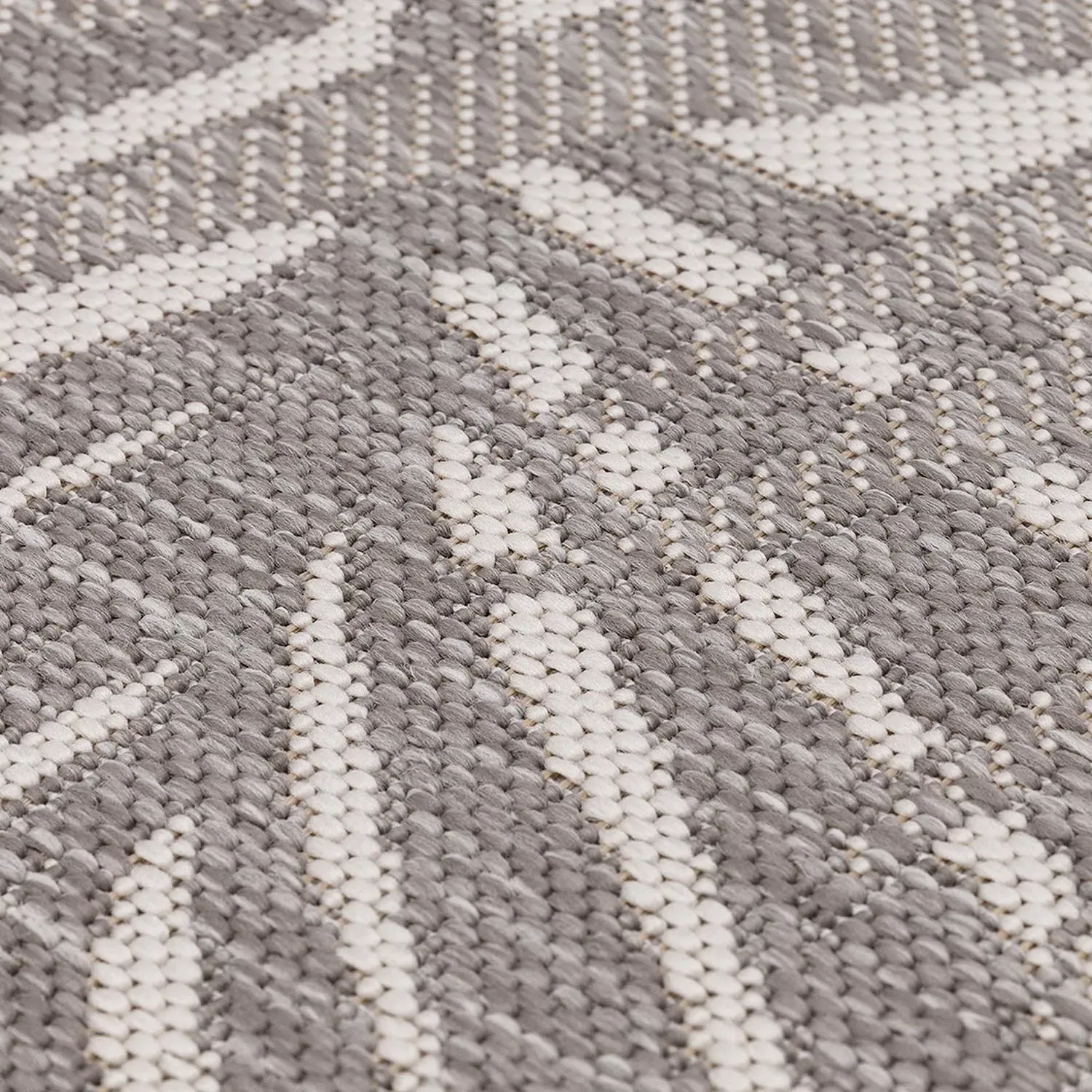 Palm Indoor Outdoor Rug 120x170cm - Grey