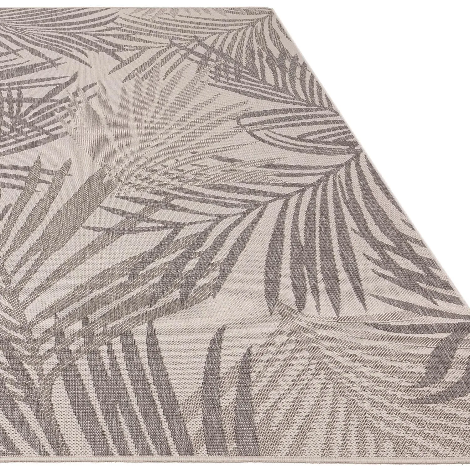 Palm Indoor Outdoor Rug 120x170cm - Grey