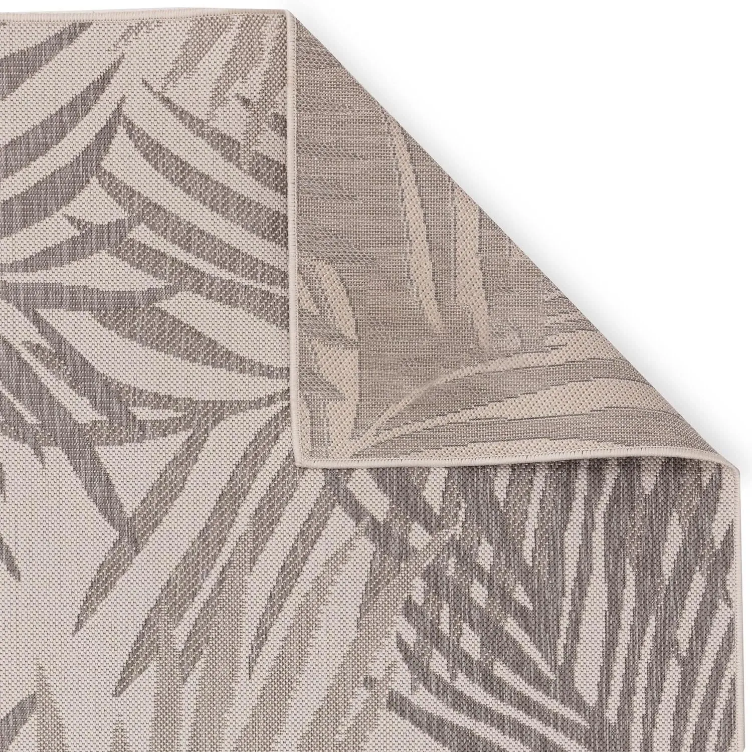 Palm Indoor Outdoor Rug 120x170cm - Grey