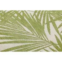 Palm Leaf Indoor Outdoor Rug 120cm - Green