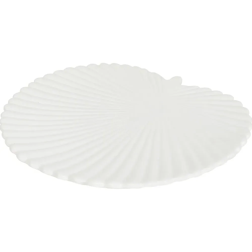 Palm Leaf Tray - Green, White