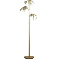 Palm Tree Floor Lamp - Gold