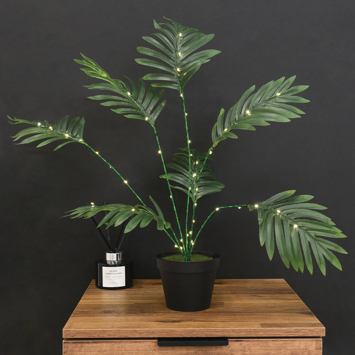 Palm Tree Table Light - Green