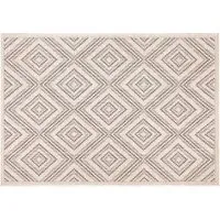 Palma Geometric Indoor Outdoor Rug - Neutral, Brown