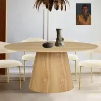 Palma Oval Dining Table - Natural