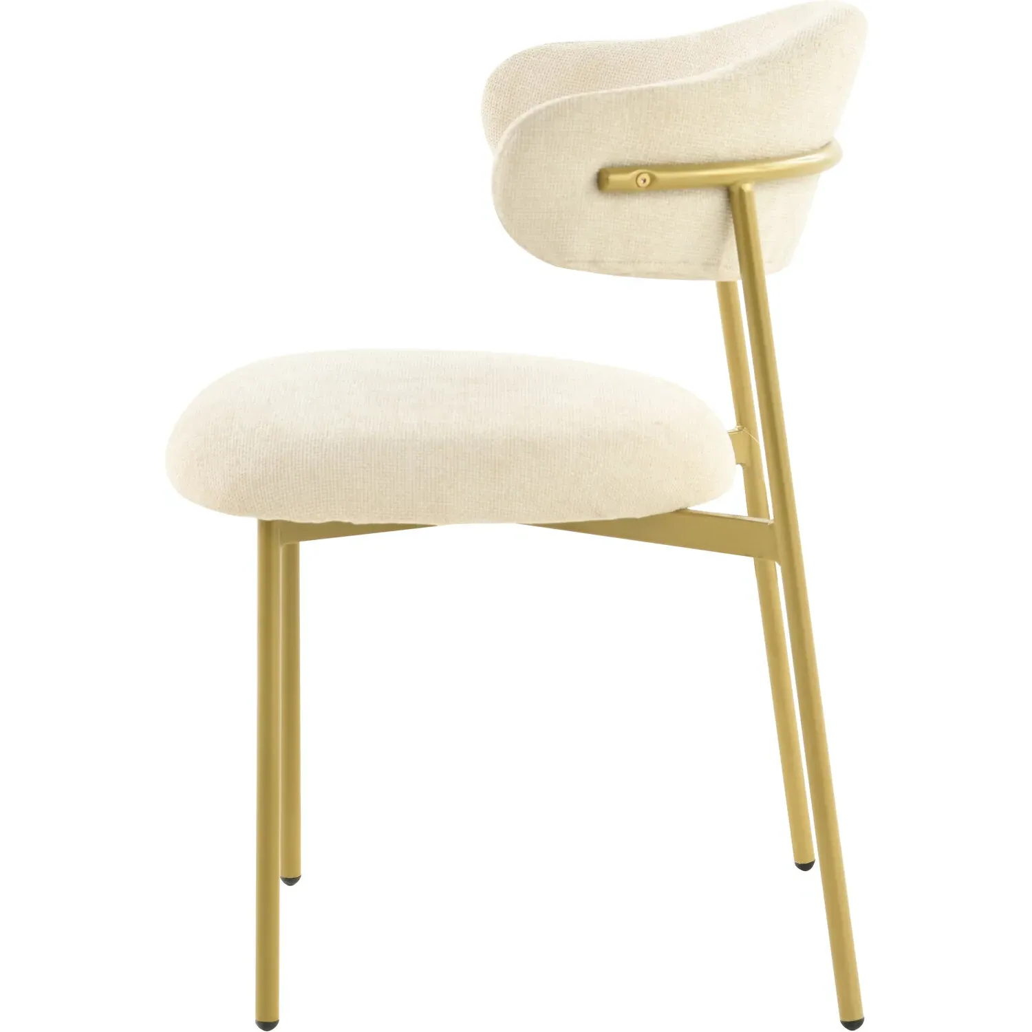 Palma Set of 2 Dining Chairs - Cream, Linen