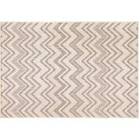 Palma Zigzag Indoor Outdoor Rug - Neutral