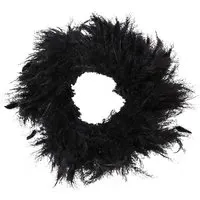 Pampas Wreath - Black