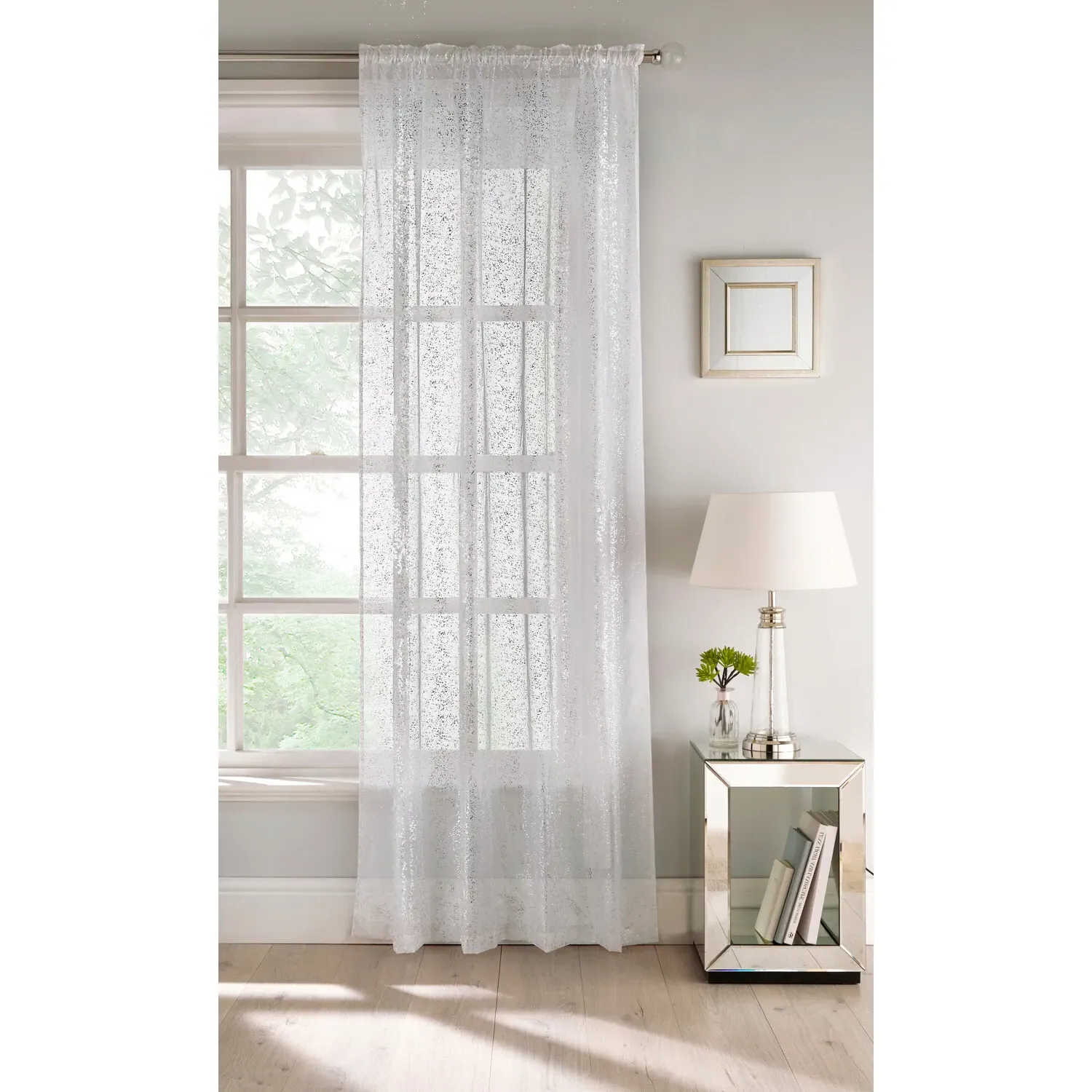 Pandora Voile Panel - White