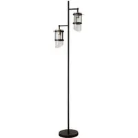 Paramount 2 Light Floor Lamp - Black