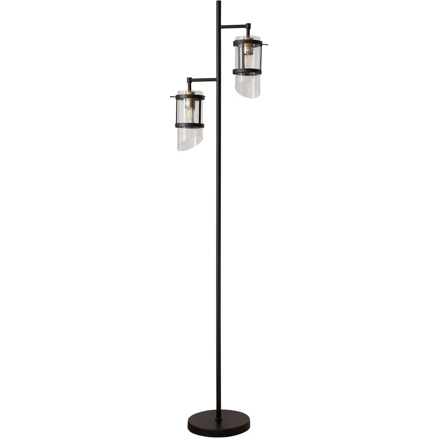 Paramount 2 Light Floor Lamp - Black