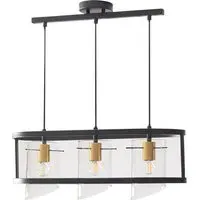 Paramount 3 Pendant Ceiling Light - Black