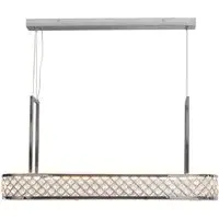 Paris LED Ceiling Light with Shelf - Chrome