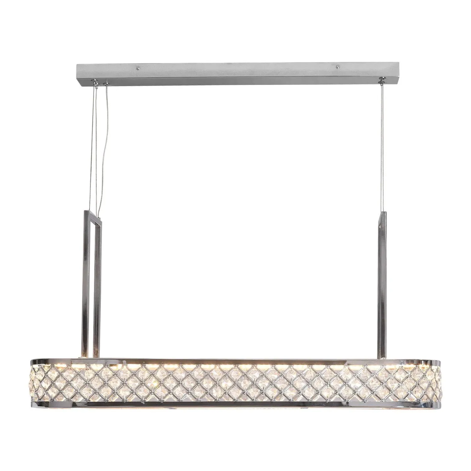 Paris LED Ceiling Light with Shelf - Chrome