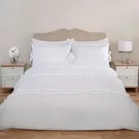 Parisian Single Duvet Set - White