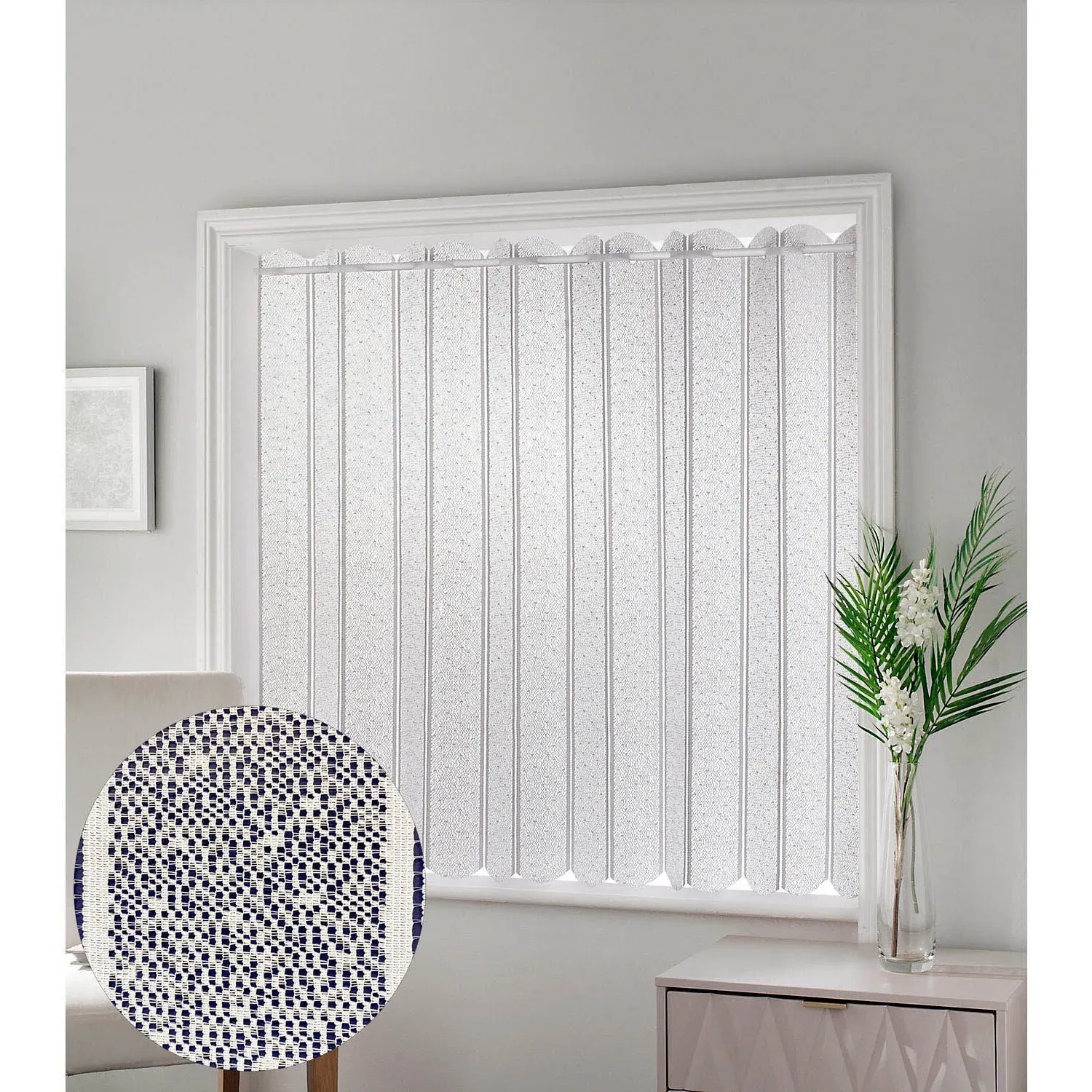 Parma Pleated Blind - White