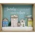 Pastel Family House 3D Wall Plaque - Green