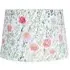 Pastel Floral Tapered Lampshade - White