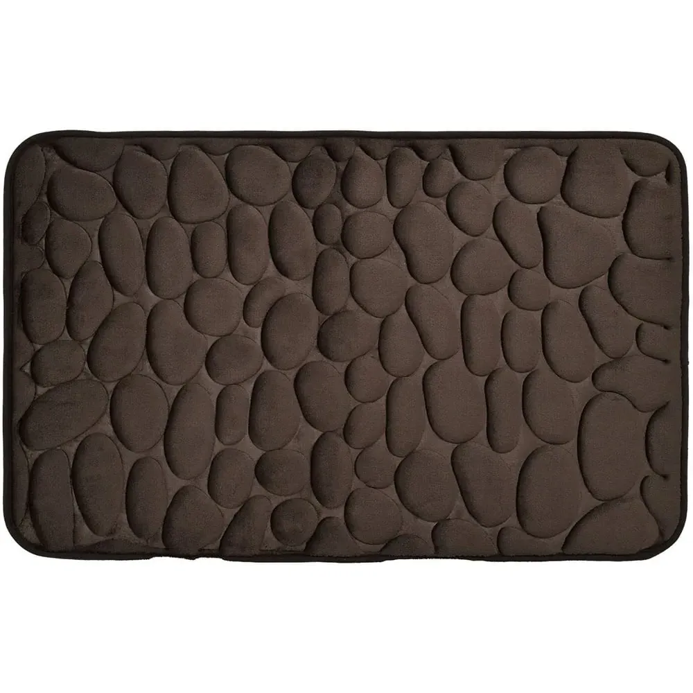 Pebble Bath Mat - Brown image