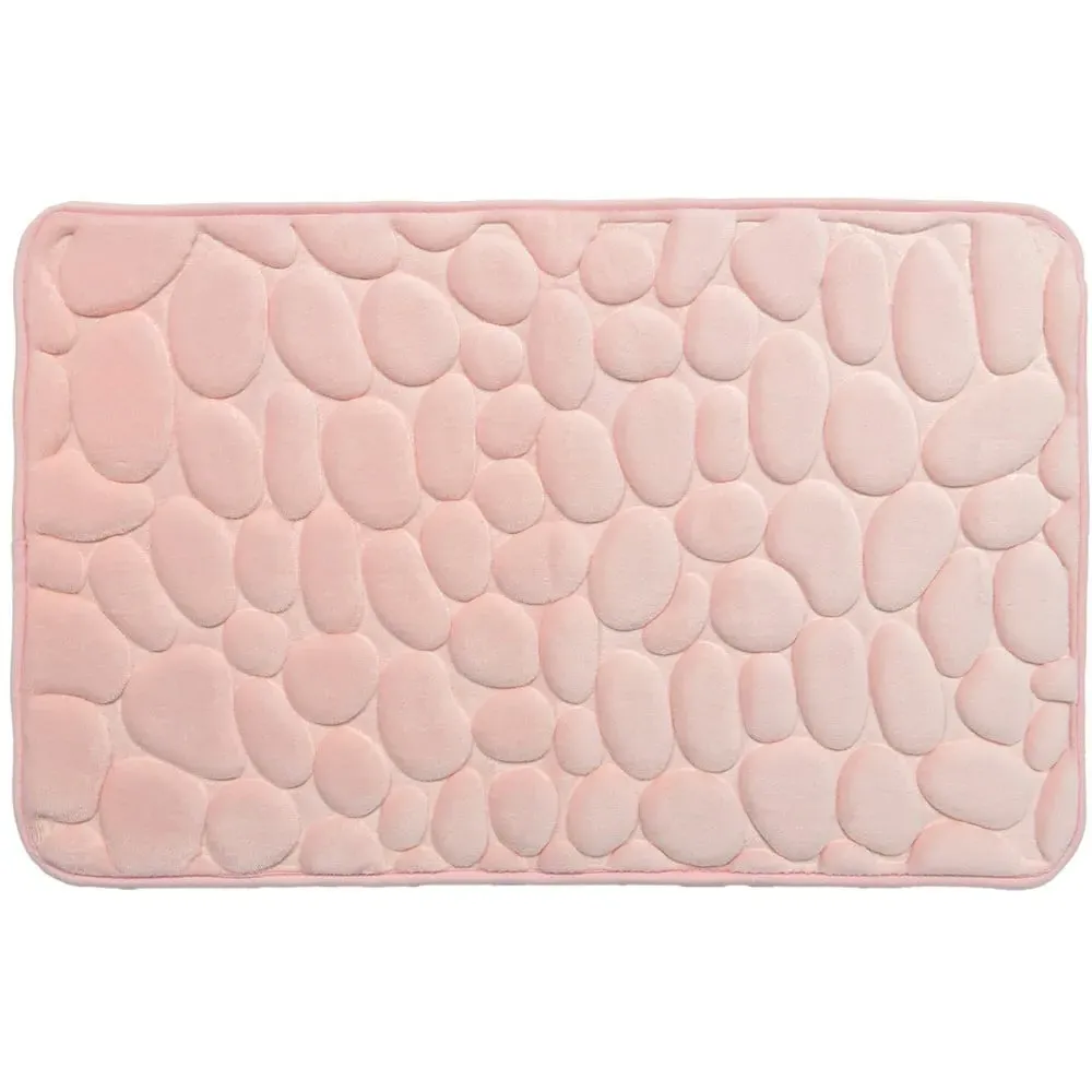 Pebble Bath Mat - Pink image