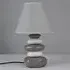 Pebble Stack Table Lamp - Grey, Ceramic