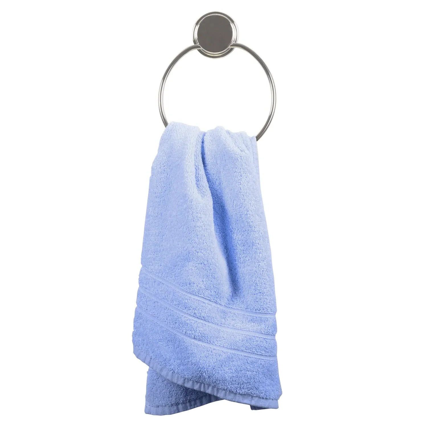 Peel and Fix Towel Ring - Chrome