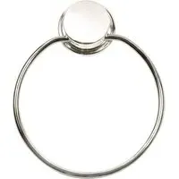 Peel and Fix Towel Ring - Chrome