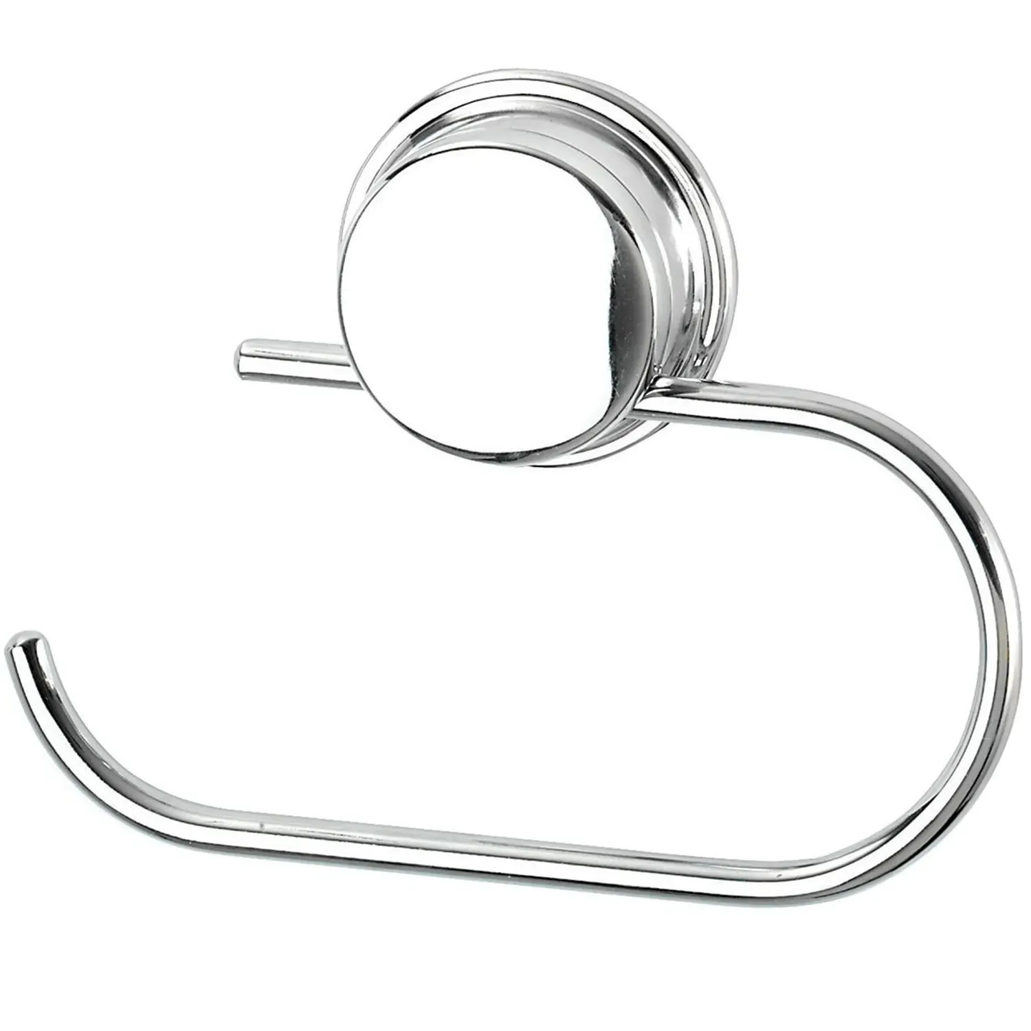 Peel & Fix Steel Toilet Roll Holder - Chrome